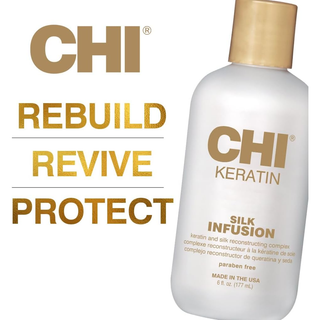 CHI Keratin Silk Infusion 6 Fl Oz – Hydrating Leave-In Treatment for Dry & Damaged Hair