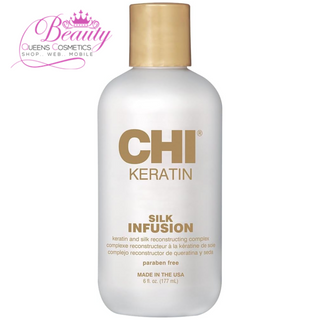 CHI Keratin Silk Infusion 6 Fl Oz – Hydrating Leave-In Treatment for Dry & Damaged Hair