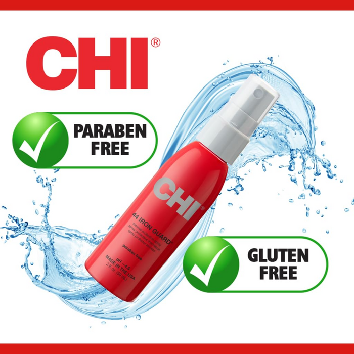 CHI 44 Iron Guard Thermal Protection Spray 8oz for heat protection and smooth hair