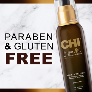 CHI Argan Oil Leave-In Treatment 3oz for moisturizing and repairing dry damaged hair