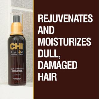 CHI Argan Oil Leave-In Treatment 3oz for moisturizing and repairing dry damaged hair