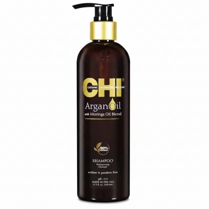 CHI Argan Oil Shampoo 340ml | Nourishing Hydrating Smooth Hair Care