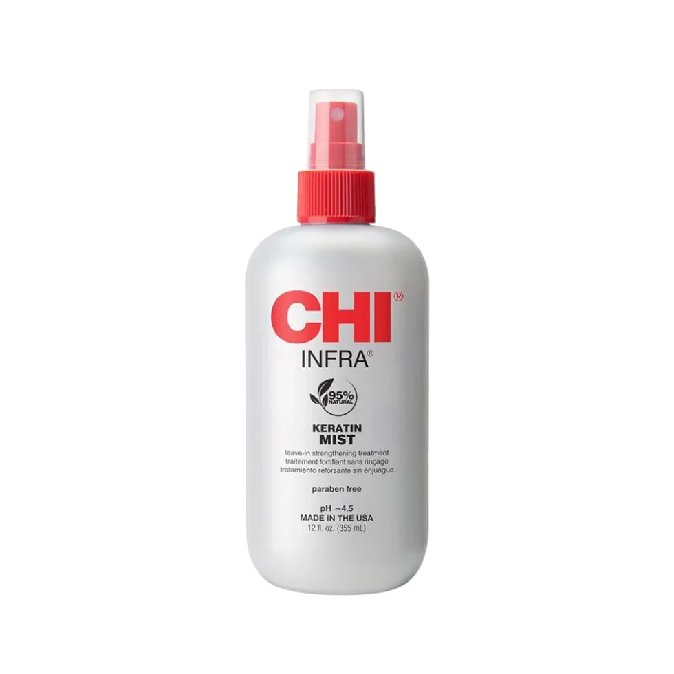CHI Infra Keratin Mist 355ml leave in spray for heat protection frizz control and hair repair strengthening spray
