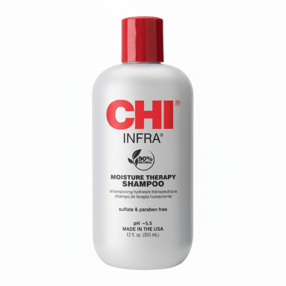 CHI Infra Moisture Therapy Shampoo 12oz hydrating and strengthening hair cleanser