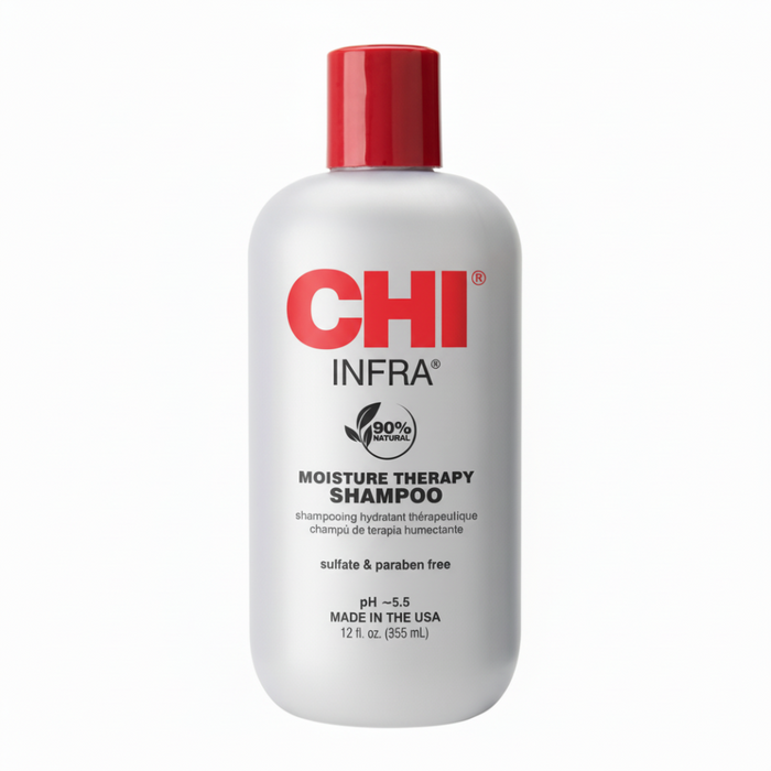 CHI Infra Moisture Therapy Shampoo 12oz | Hydrating Strengthening Hair Cleanser