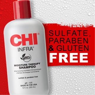 CHI Infra Shampoo 12oz gentle hydrating cleanser for soft and healthy hair
