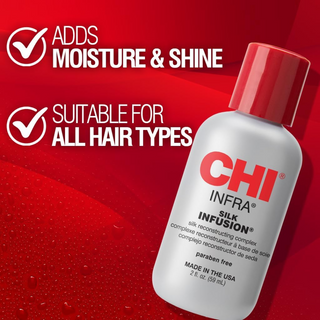 CHI Infra Silk Infusion Leave-In Treatment 2oz for smooth shiny and protected hair