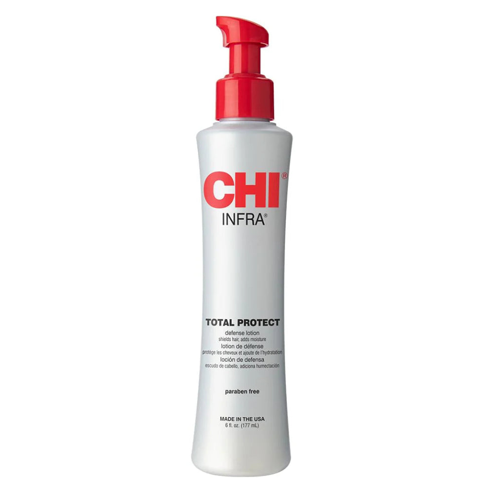 CHI Infra Total Protect 177ml heat protection leave in lotion for frizz control and hair repair smooth shiny hair
