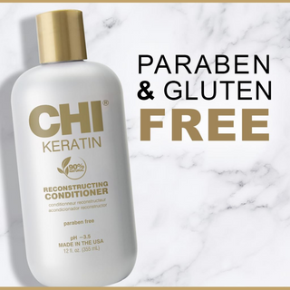 CHI Keratin Reconstructing Conditioner 12oz restores moisture shine and strength