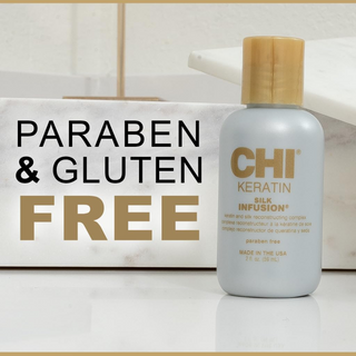 CHI Keratin Silk Infusion 2oz leave-in treatment for smooth shiny and repaired hair