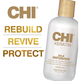 CHI Keratin Silk Infusion 6oz leave-in treatment for dry and damaged hair repair and shine