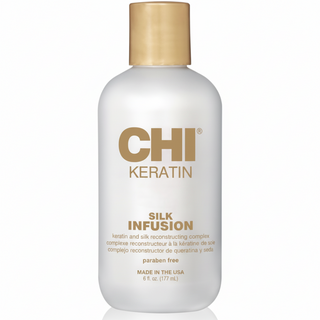 CHI Keratin Silk Infusion 6oz leave-in treatment for dry and damaged hair repair and shine