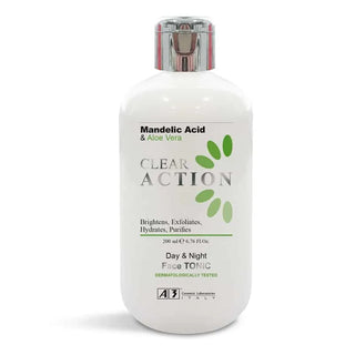 A3 Clear Action Day & Night Face Tonic With Mandelic Acid & Aloe Vera 200 ml/6.76 fl. oz