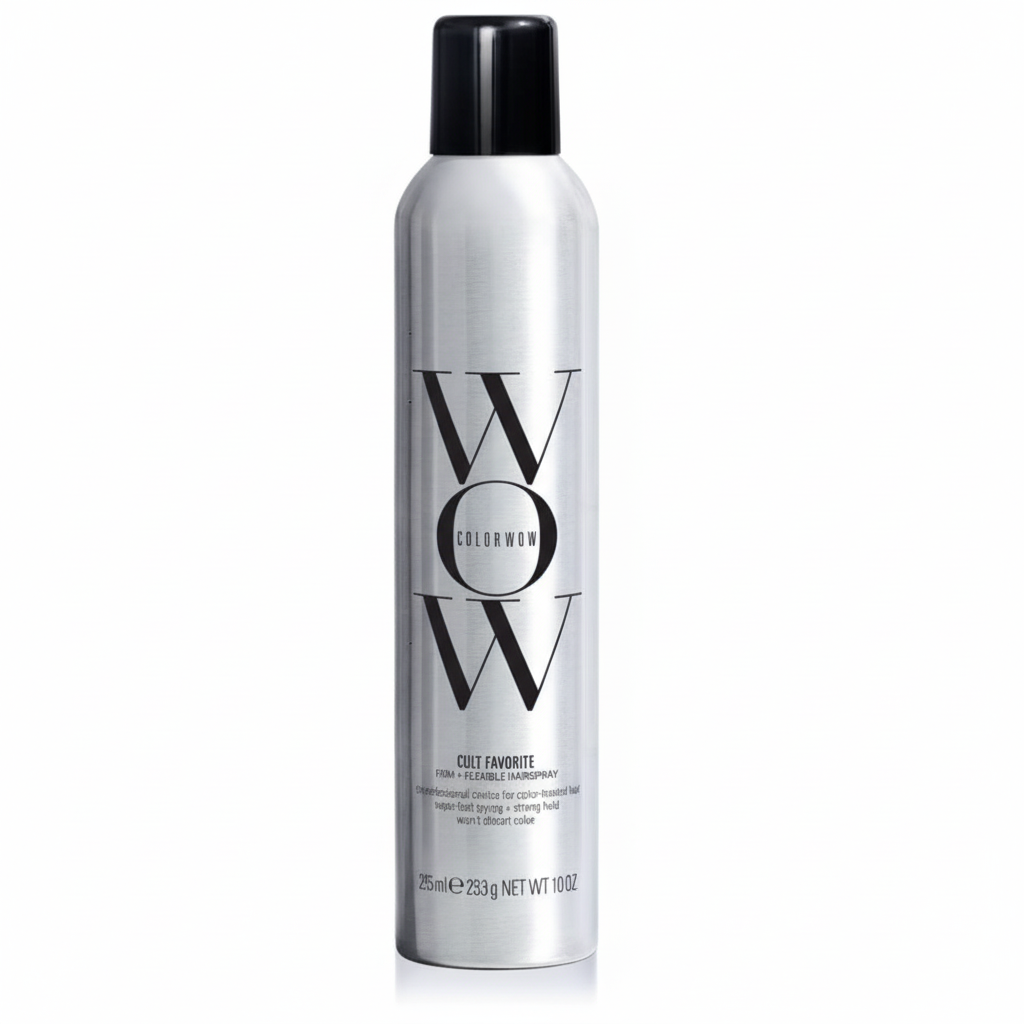 COLOR WOW Cult Favorite Hairspray 295ml – Firm, Flexible Hold with UV & Heat Protection