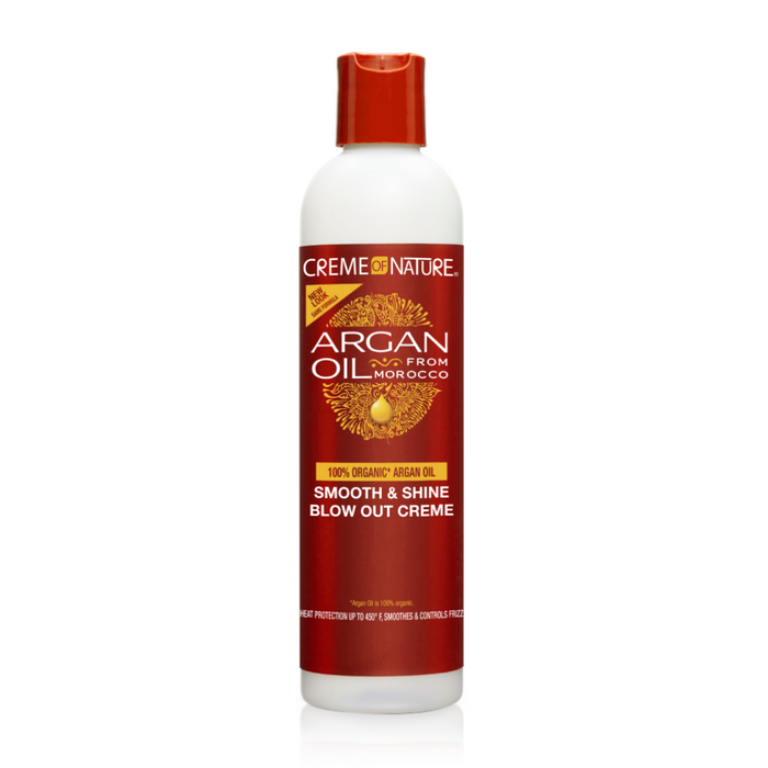 Creme Of Nature Argan Oil Blow Out Creme 226ml | Smooth Shine & Heat Protection