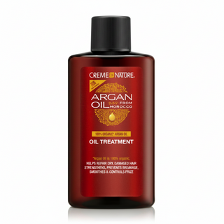 Creme of nature argan oil treatment 3oz shine repair frizz control lightweight hair oil for dry damaged hair smoothing nourishing argan oil hair care product