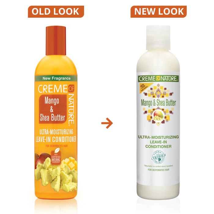 Creme Of Nature MANGUE ET BEURRE DE KARITÉ Ultra Hydratant Leave - In Conditioner 250ml/8.45oz