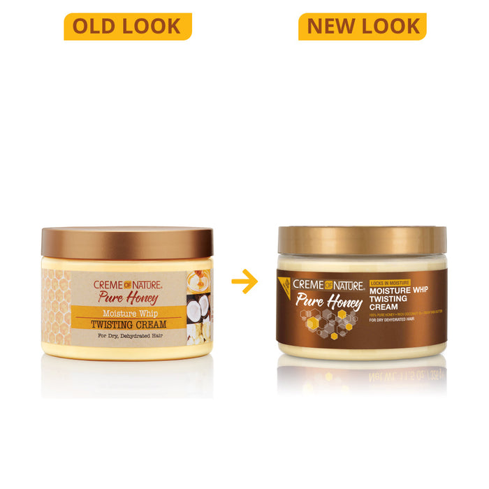 Creme Of Nature Pure Honey Twisting Cream 11.5oz | Soft Defined Curls