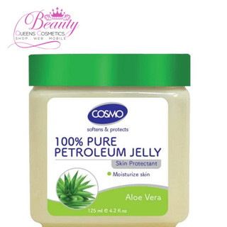 COSMO Aloe Vera Petroleum Jelly 125ml- Soothing Hydration for Dry Skin & Lips