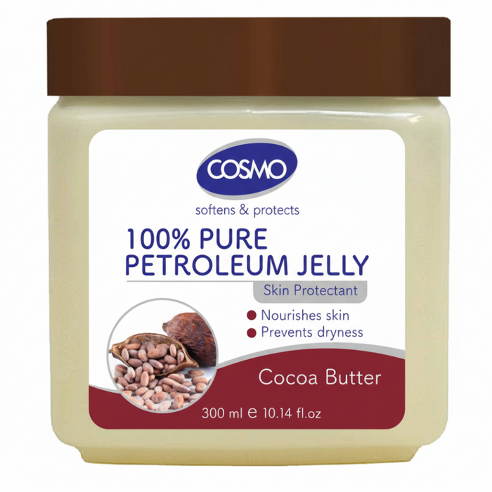 COSMO Cocoa Butter Petroleum Jelly 300ml | Deep Moisture & Skin Protection