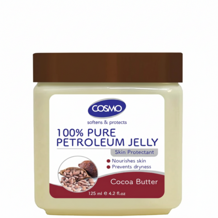 COSMO Cocoa Butter Petroleum Jelly 125ml | Deep Moisture for Dry Skin & Lips