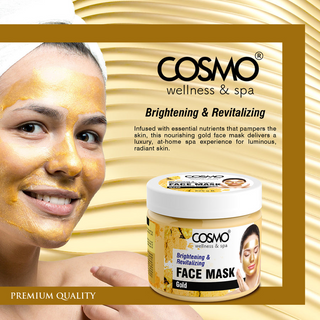 COSMO Gold Face Mask 625g- Anti-Aging, Brightening & Moisturizing for Youthful Skin