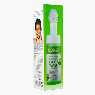 Cosmo Aloe Vera Foaming Face Wash 175ml- Hydrating, Soothing & Deep Cleansing