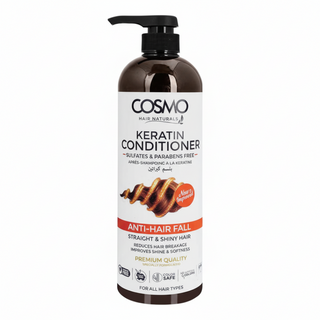 COSMO anti hair fall keratin conditioner 1000ml strengthening and growth boost hair conditioner