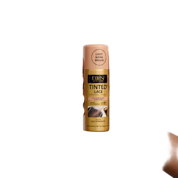 Ebin Tinted Lace Aerosol Spray Dark Brown 150ml bottle for wig installation