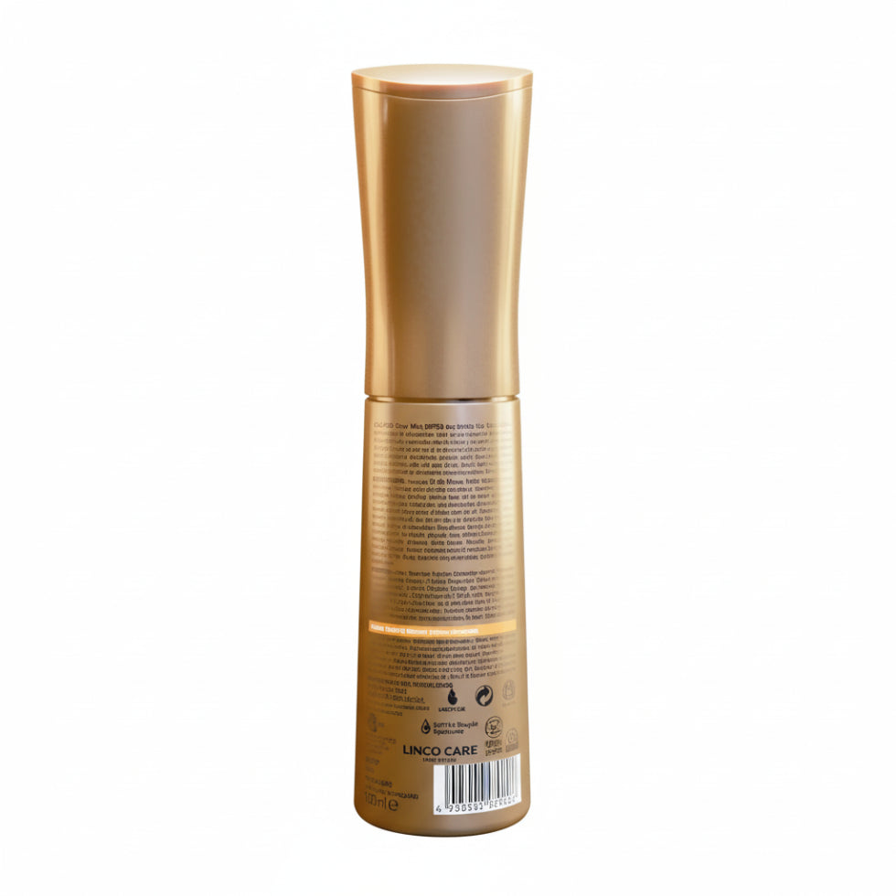 Calypso Glow Mist SPF 50 sunscreen spray for lightweight protection and radiant skin