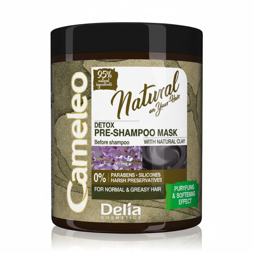 Cameleo Natural Detox Pre-Shampoo Mask 250ml | Rebuild & Nourish Hair