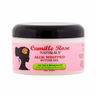 Camille Rose Aloe Whipped Butter Gel 240ml curl defining moisturizing styling gel for soft frizz free textured hair