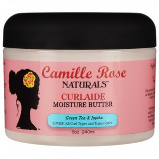 camille rose curlaide moisture butter 240ml rich hydrating curl styling butter for soft shiny defined and healthy moisturized curly textured hair