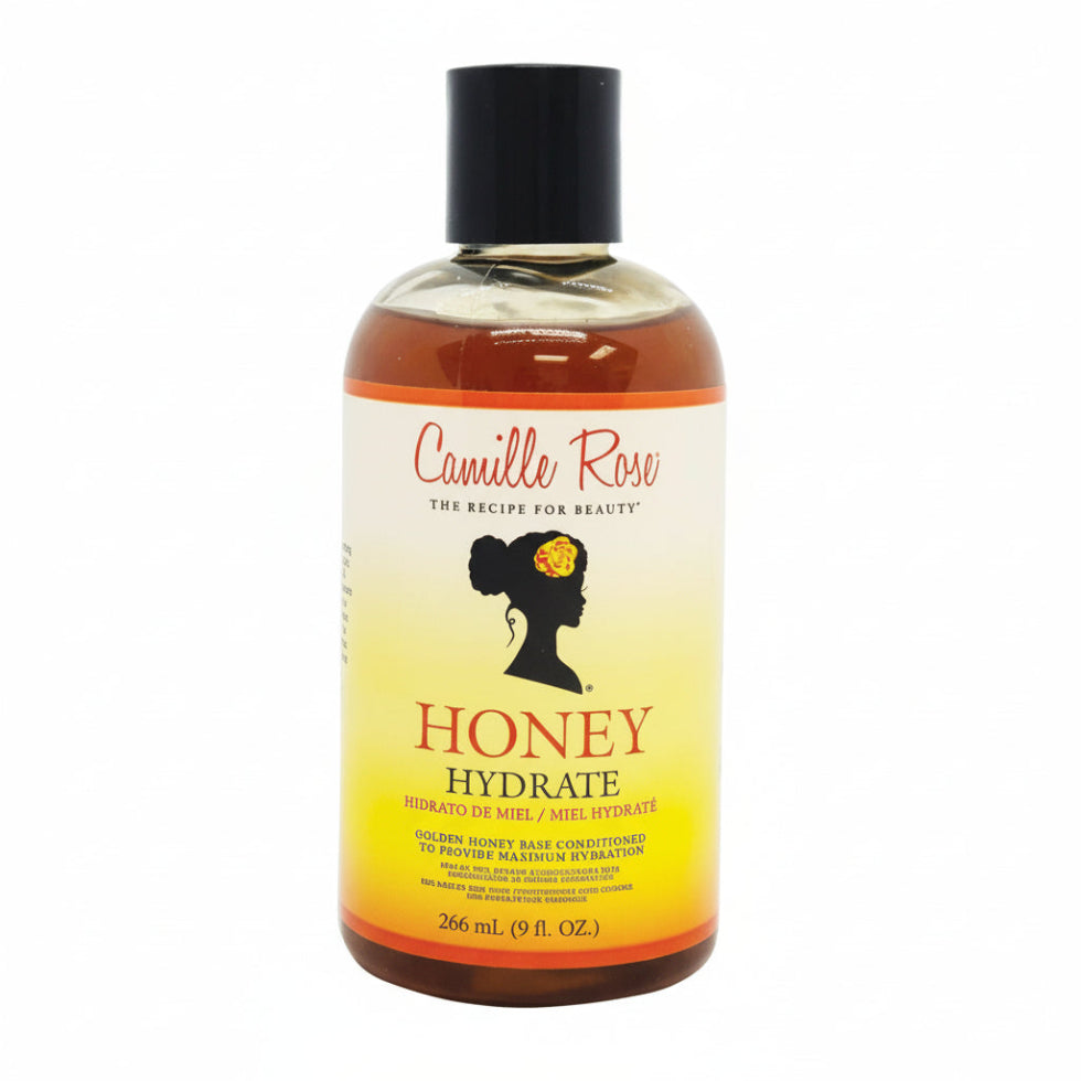 camille rose honey hydrate 266ml deep moisture leave in conditioner for soft shiny frizz free healthy curly and textured hair care