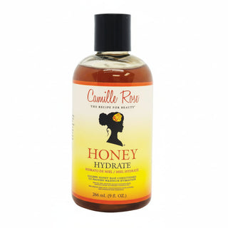 camille rose honey hydrate 266ml deep moisture leave in conditioner for soft shiny frizz free healthy curly and textured hair care