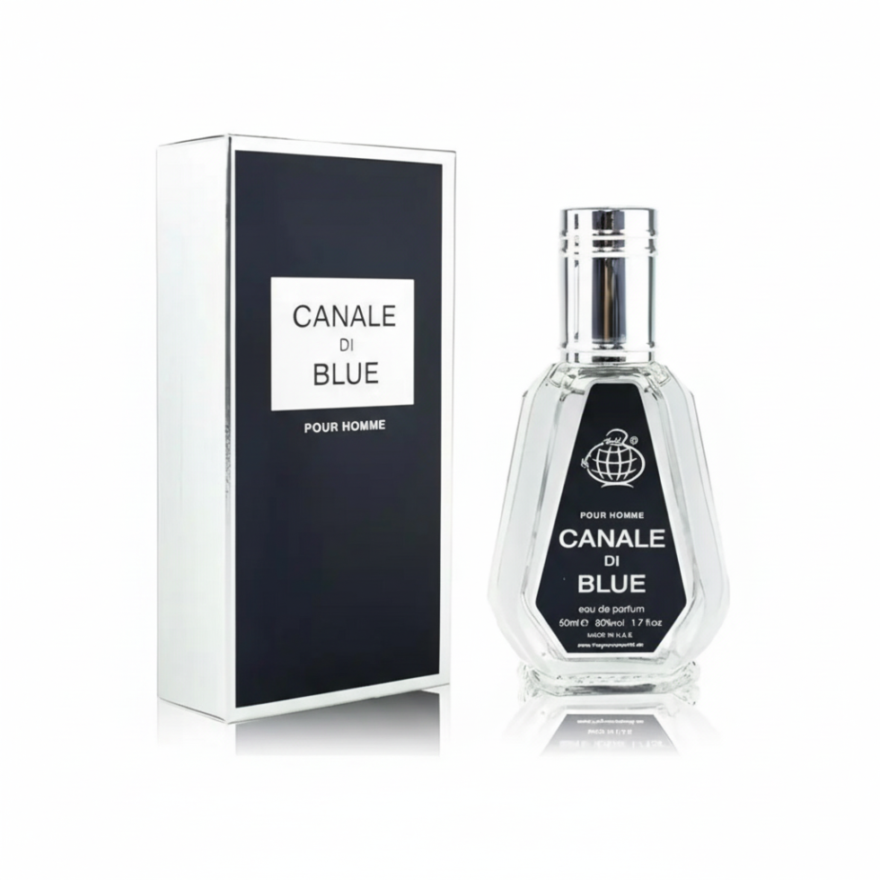 Canale Di Blue Pour Homme EDP 50ml Fragrance World fresh citrus woody masculine perfume long lasting
