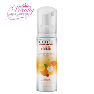 Cantu Care For Kids Dry Shampoo Foam 5.8oz | Cleanse & Moisturize Gentle Curls
