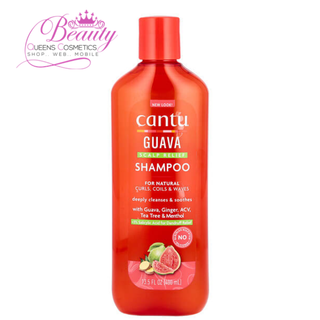 Cantu Guava Scalp Relief Shampoo 13.5oz | Anti-Dandruff & Itch Control