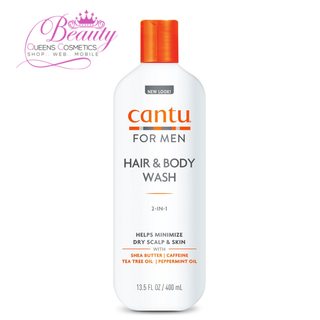 Cantu For Men Hair & Body Wash 2-in-1 13.5oz | Shea Butter & Tea Tree