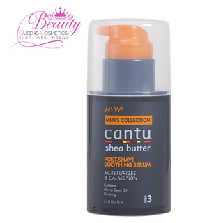 Cantu Men’s Collection Shea Butter Post-Shave Soothing Serum 2.5oz | Hydrate & Calm Skin After Shave