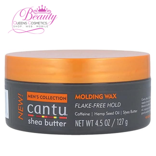 Cantu Men’s Shea Butter Molding Wax 4.5oz | Flake-Free Hold for Braids & Locs