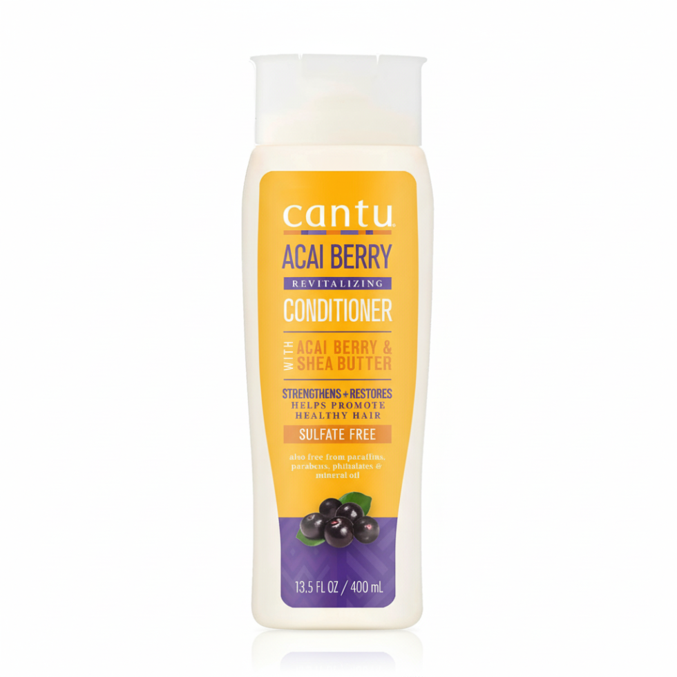 cantu acai berry revitalizing conditioner 400ml strengthen restore hair care conditioner