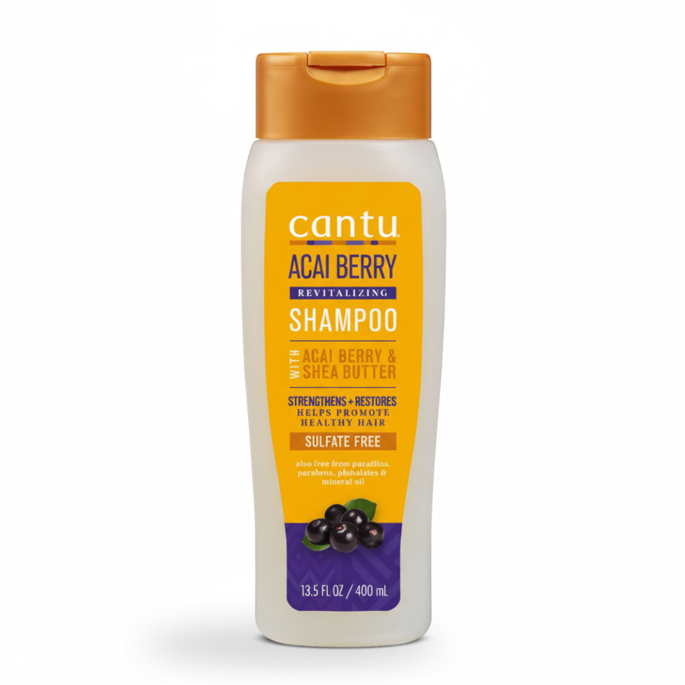 cantu acai berry sulfate free shampoo 400ml strengthening moisturizing hair care