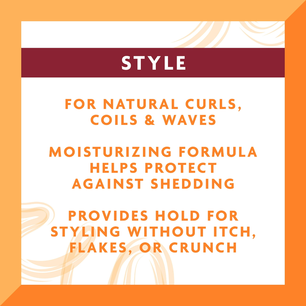 cantu anti shedding styling gel honey 18.5oz flexible hold curl defining gel