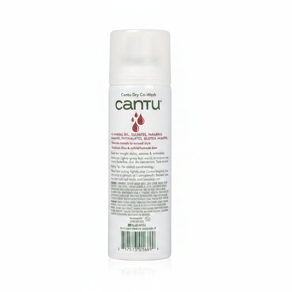cantu apple cider vinegar dry co wash 141g refresh curls coils hair care