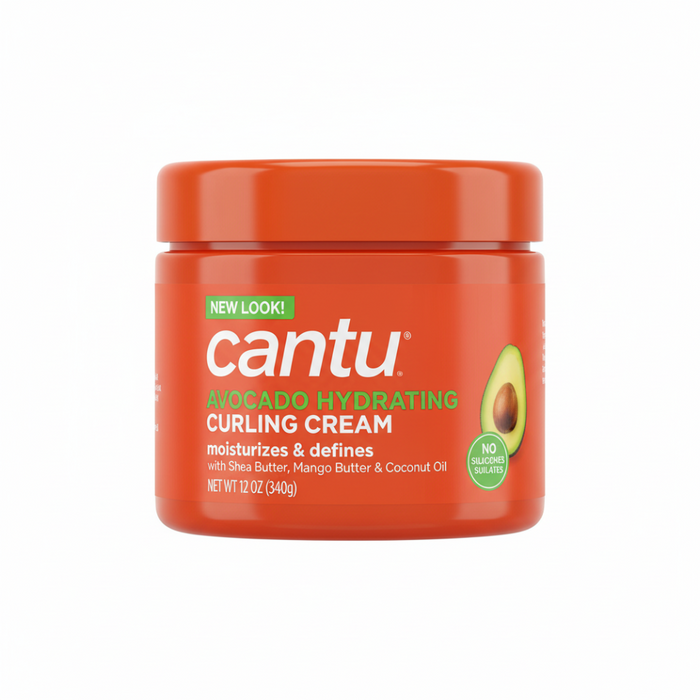 cantu avocado hydrating curling cream 12oz define moisturize curls cream