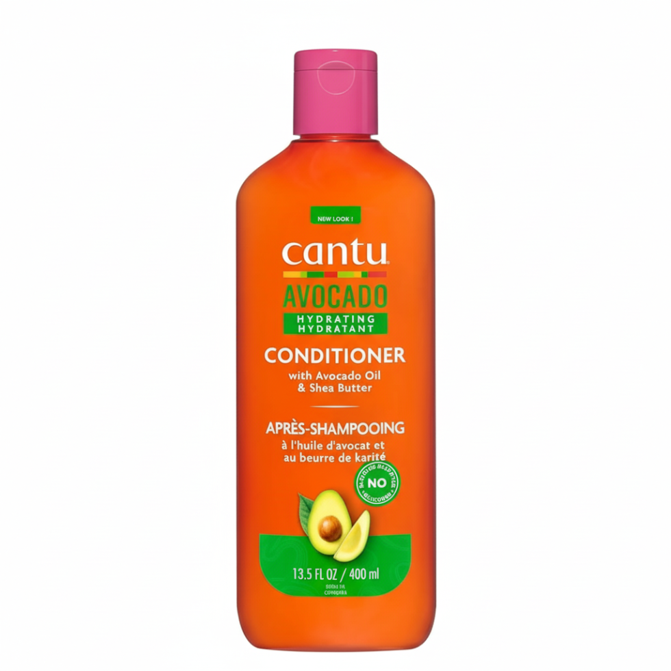 cantu avocado hydrating conditioner 400ml deep moisture curly hair conditioner