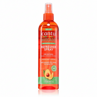 cantu avocado hydrating refresher spray 355ml curl moisture frizz control hair mist