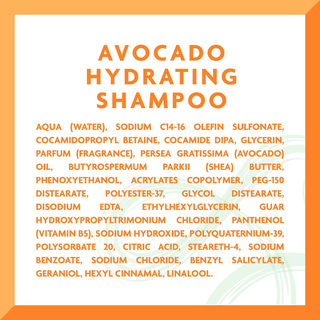 cantu avocado hydrating shampoo 13.5oz sulfate free moisture cleanse hair care shampoo