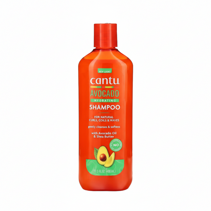 Cantu Avocado Shampooing Hydratant Sulfate - Gratuit 400 ml - 13,5 oz